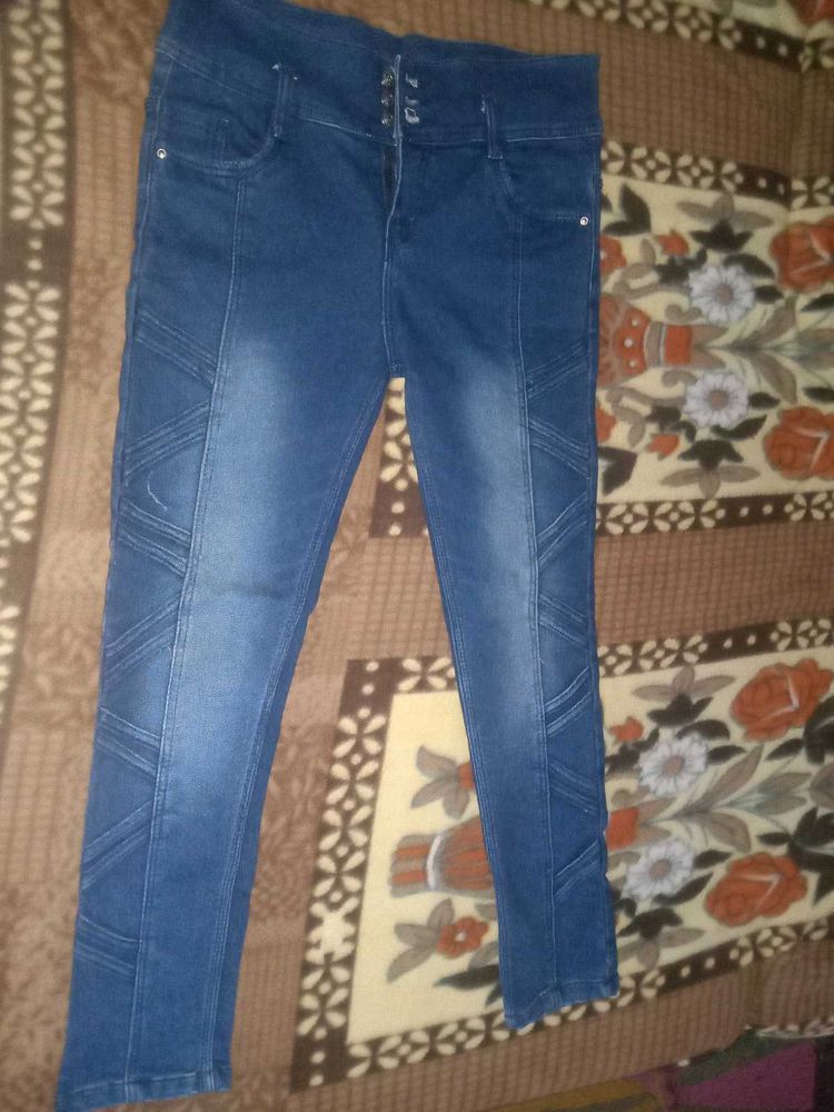 Stylish Blue Denim Jeans