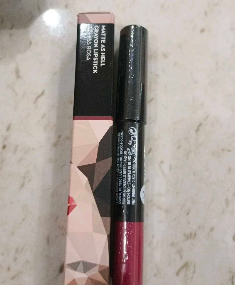 Sugar Matte As Hell LipCrayon Lipstick