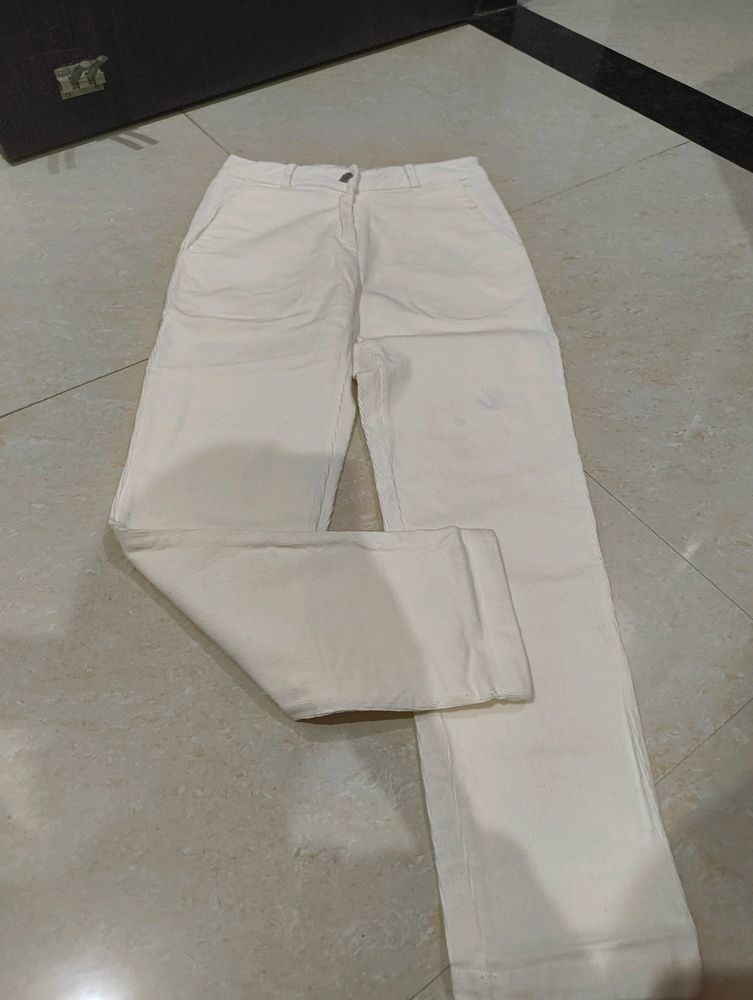 Corduroy Off-white Pant