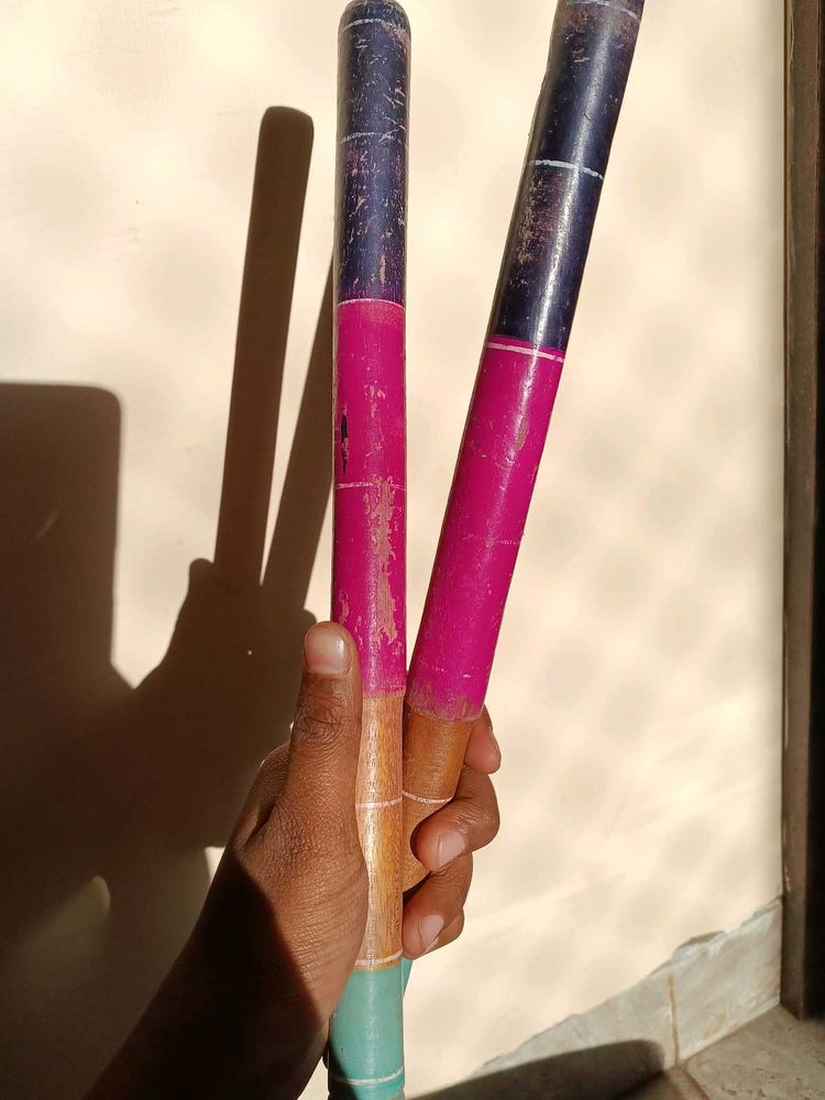 A Pair Of Dandiya For Garba