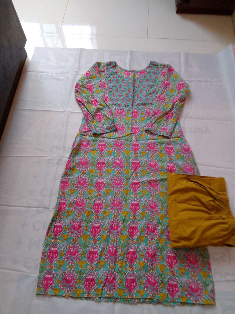 Kurti Pant Set