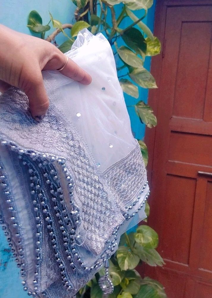 White Dupatta 😍