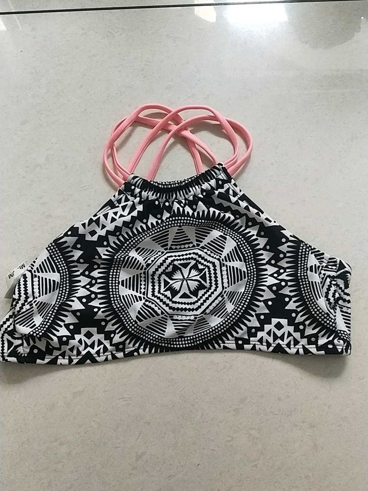 M Patterned Bikini Top(xhilaration)