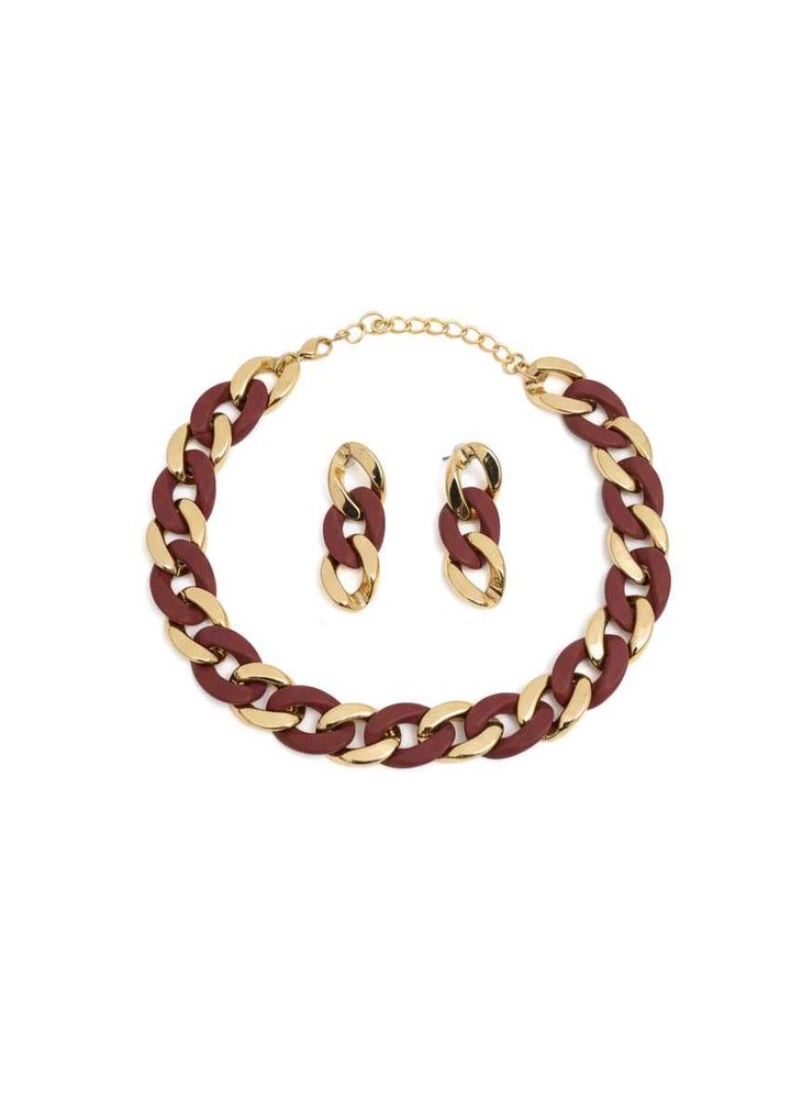 Chain Necklace &amp; Earring Set