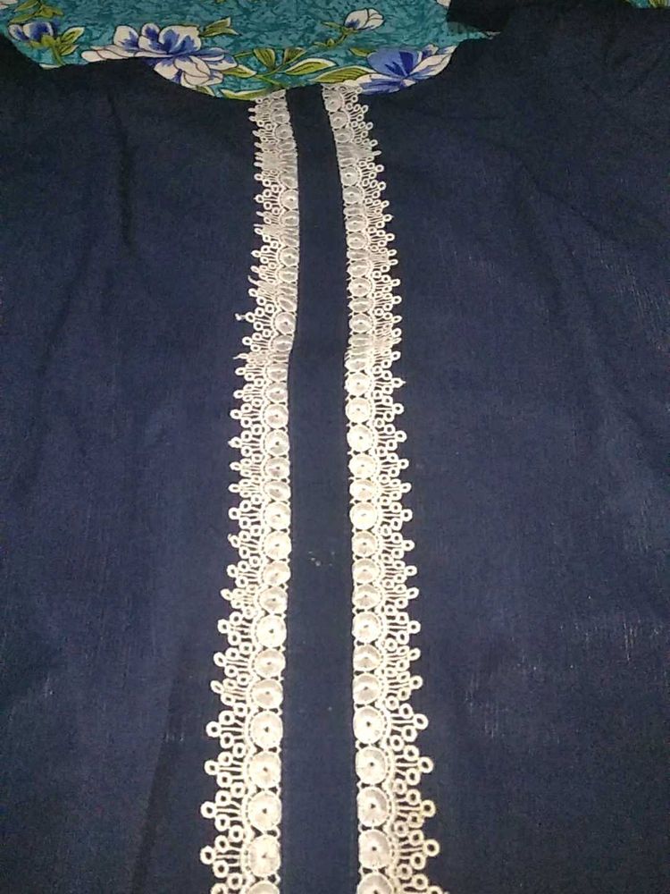 Elegant Navy Blue Kurta