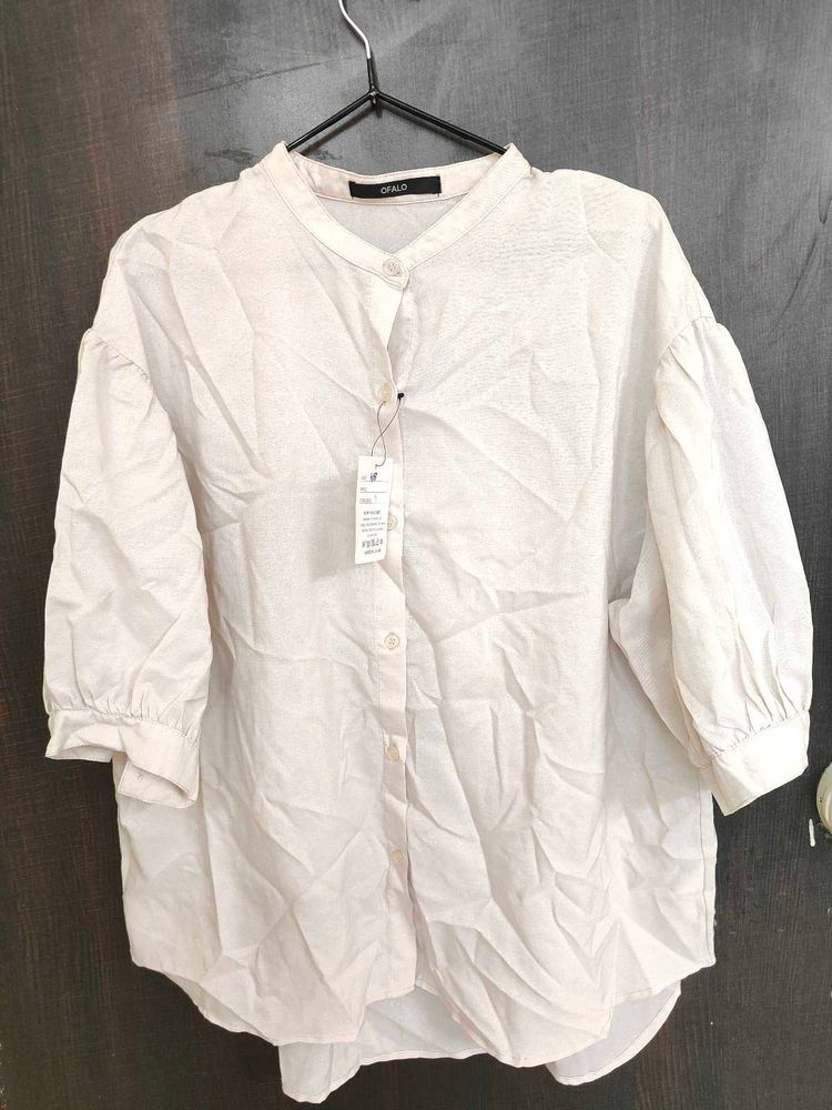 Cream Blouse