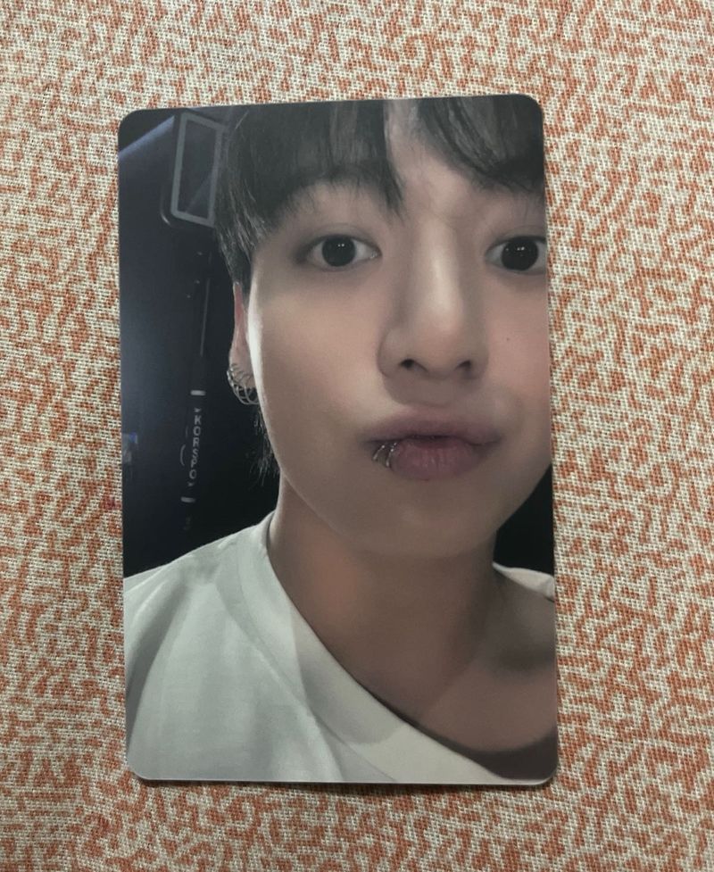 Bts jungkook official golden photocard