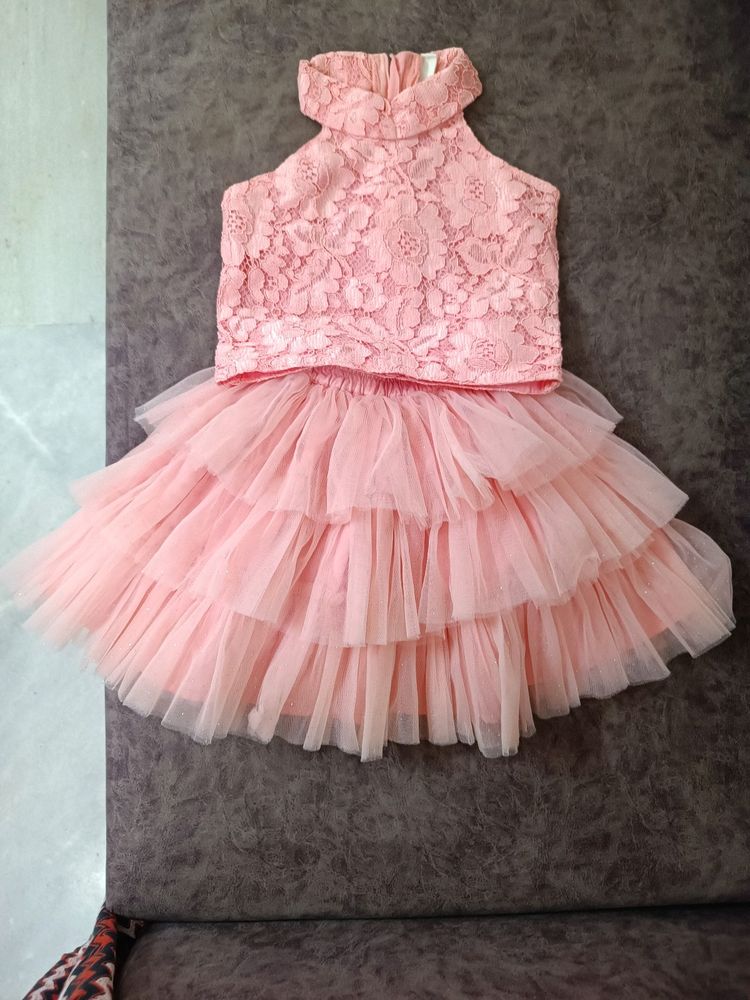 Cute Skirt And Top For Baby Girl