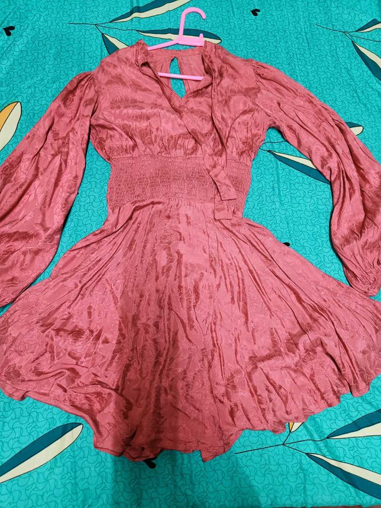 Chic Pink Mini Dress