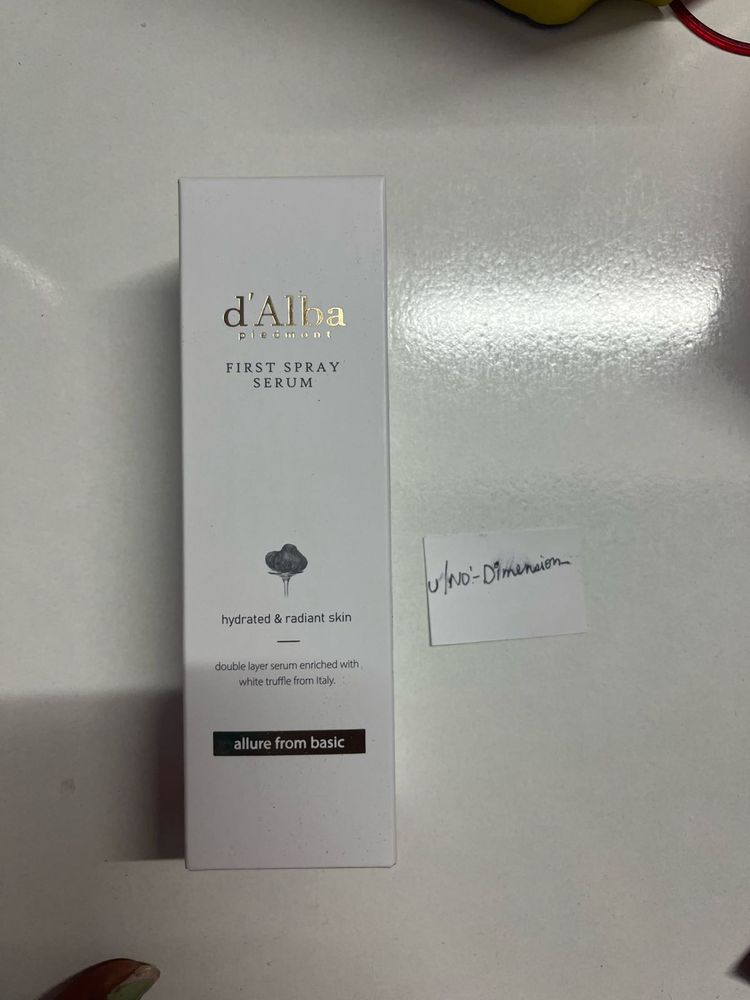 Sealed 😱 Dalba First Serum Spray