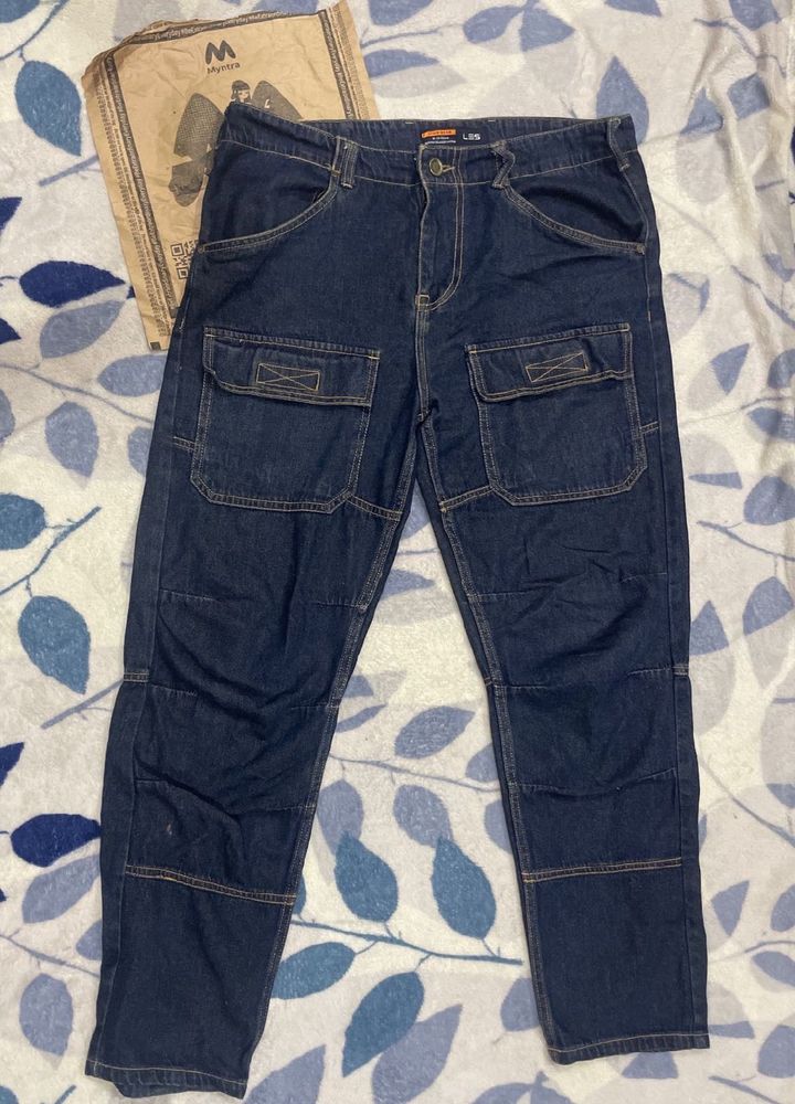 Cargo Denim Jeans
