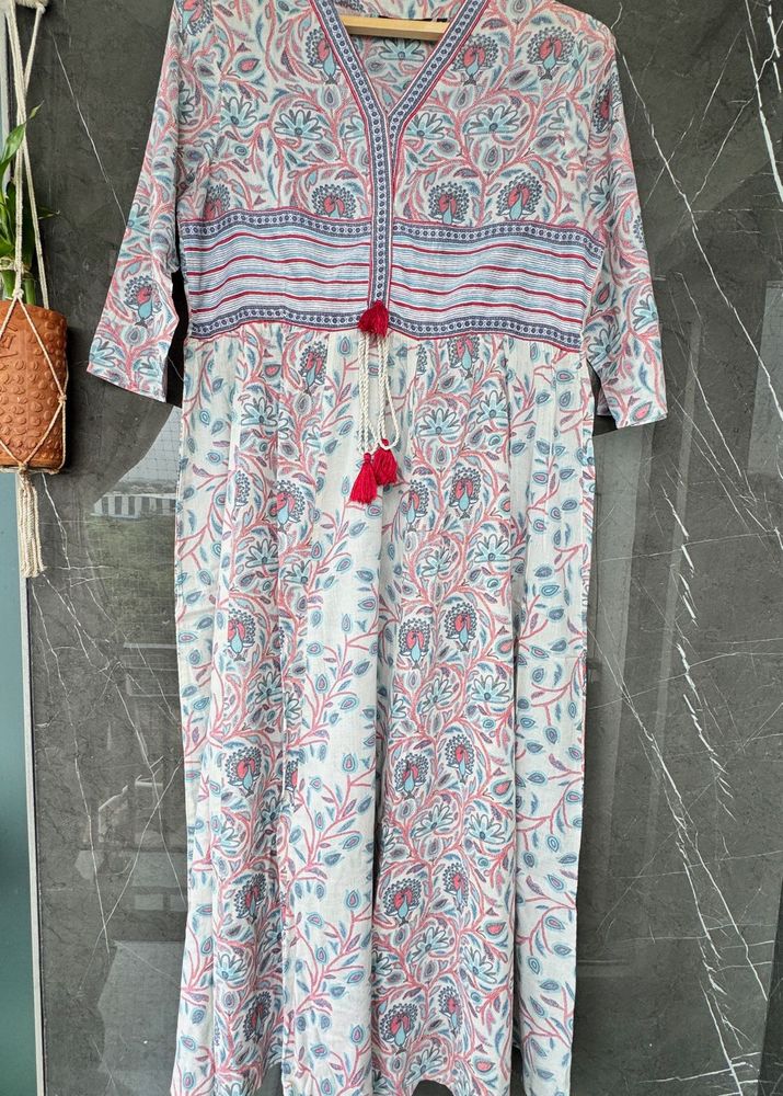 Combo Of Two Floral Print  Dresses
