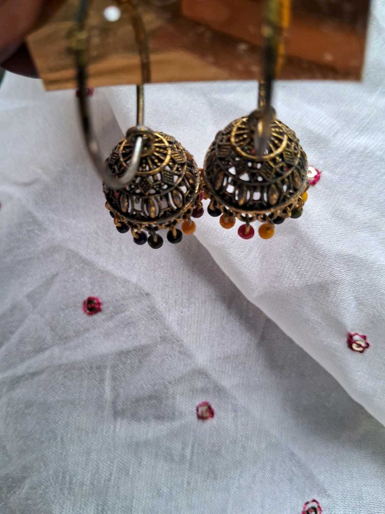 Antique Jhumka Earrings