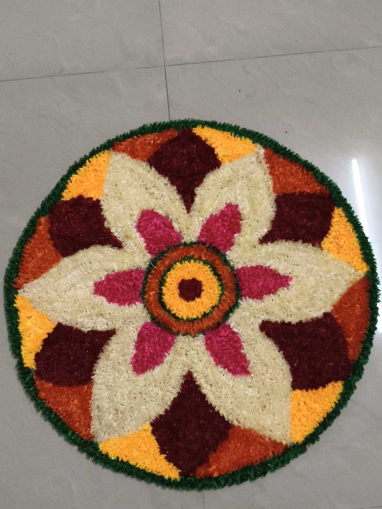 Floral Rangoli Decoration