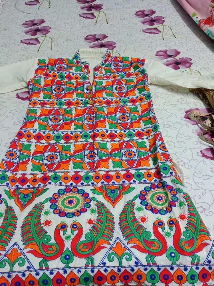 Cotton Embroidery Kurta