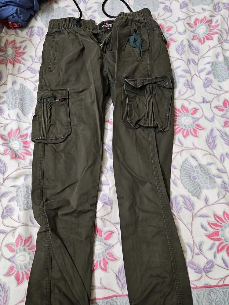 Olive Green Cargo Pants