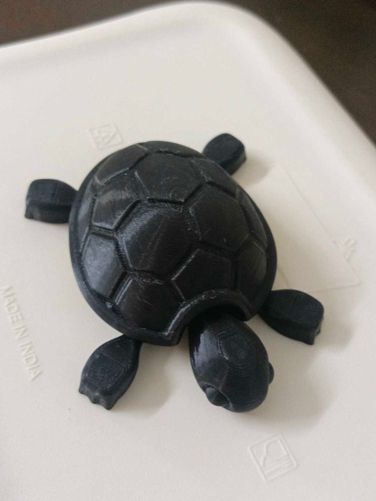 3D Printed Turtle Figurine