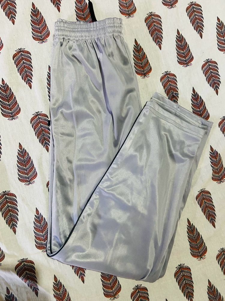 Silver Athletic Track Pants