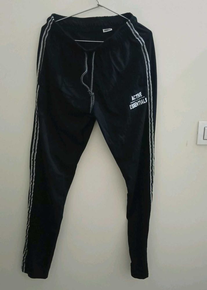 Active Essentials Black Track Pants