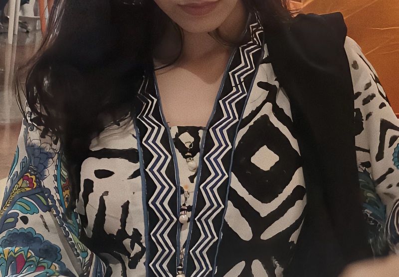 Indie-chic Printed Kurta🖤