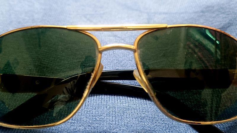 Golden Black Goggles