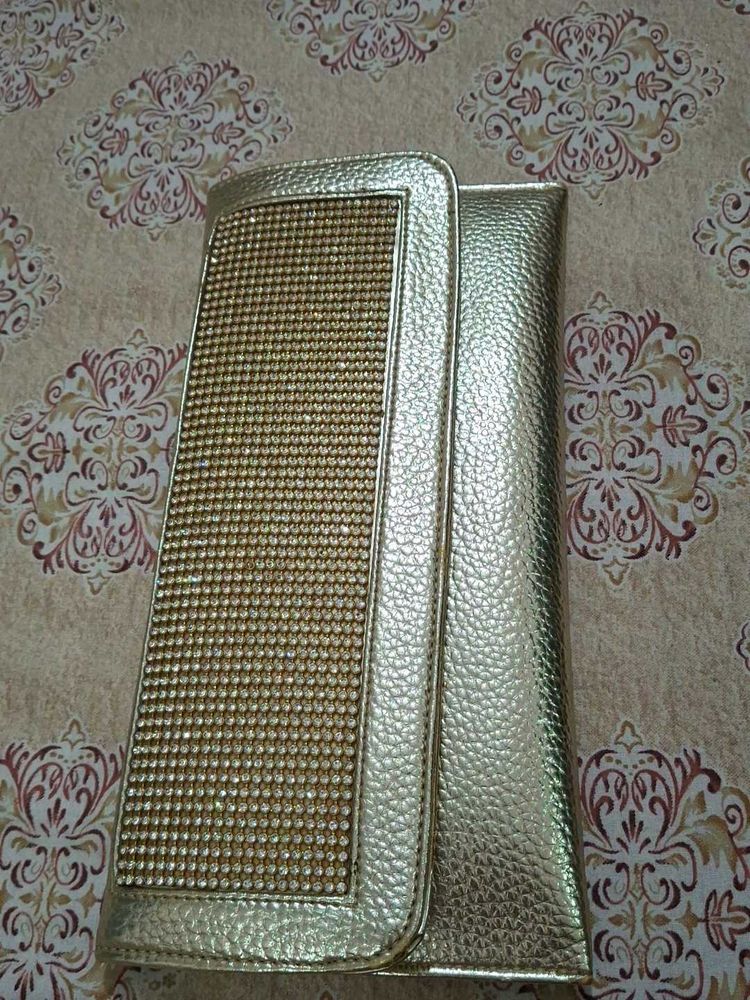 Gold Embellished Clutch
