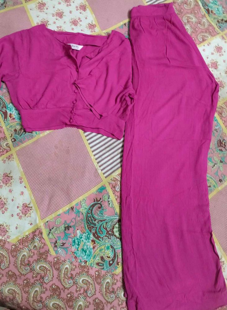Magenta Co-ord Set