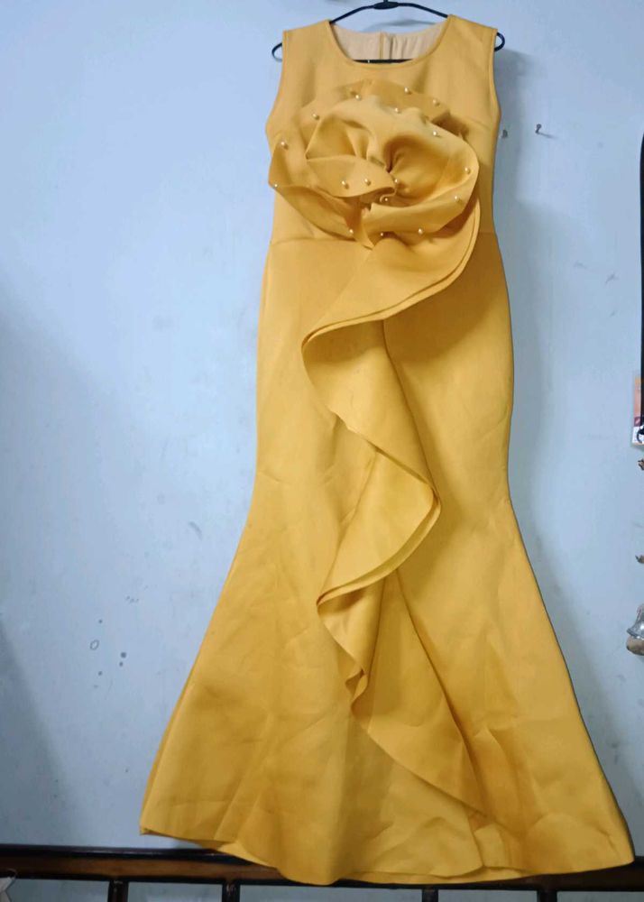Elegant Yellow Gown