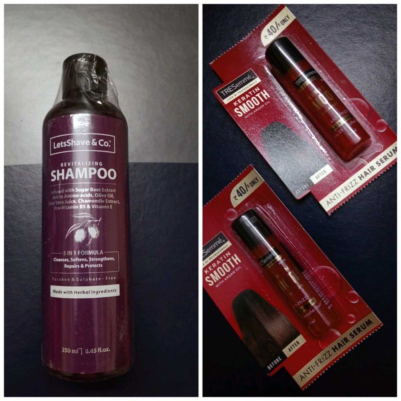 COMBO -Shampoo And Anti- Frizz Serum