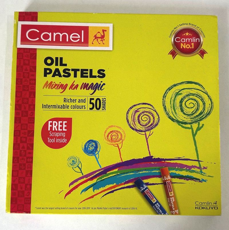 Camel Oil Pastels - 50 Shades