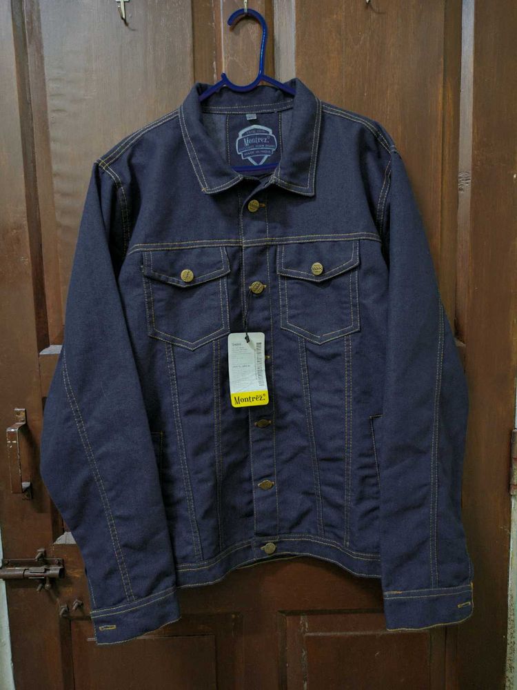 New Navy Denim Jacket
