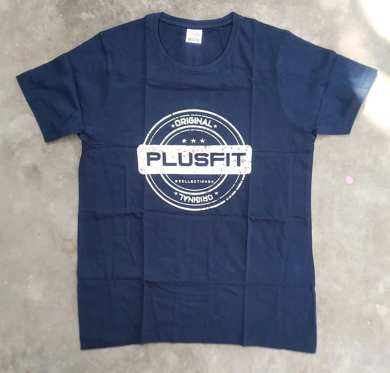 Brand New Navy Blue Printed T-shirt