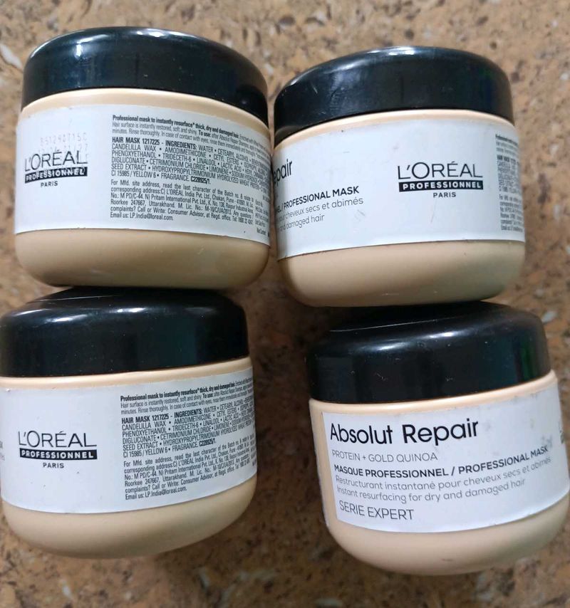 L&#39;Oreal Absolut Repair Hair Mask (Set of 4)