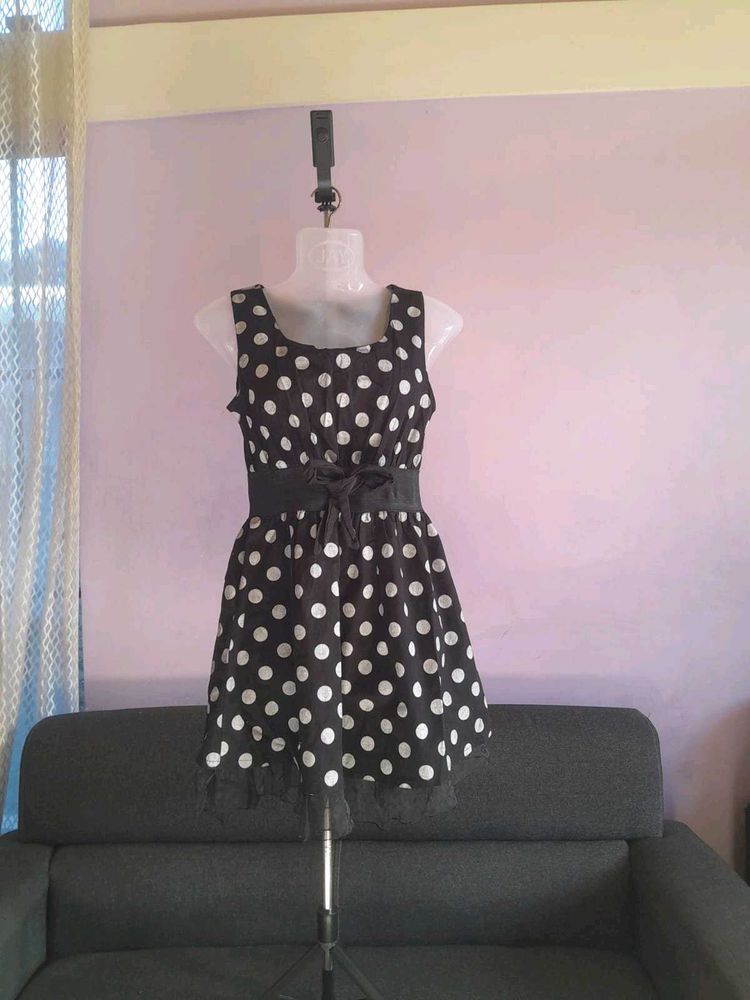 Polka Dot Mini Dress