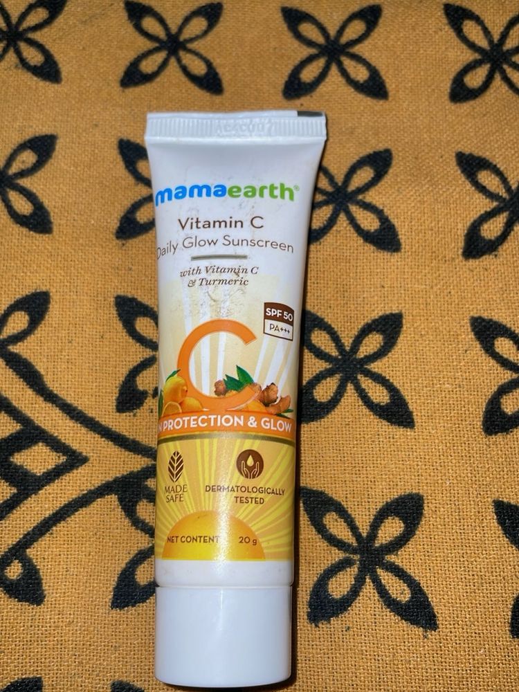 Mamaearth Vitamin C Daily Glow Sunscreen SPF 50