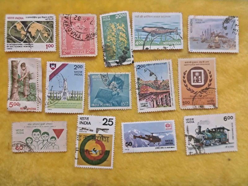 Vintage Stamps of India
