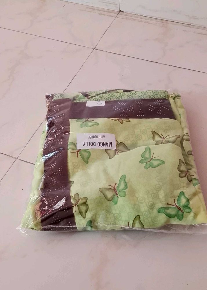 Butterfly Print Saree