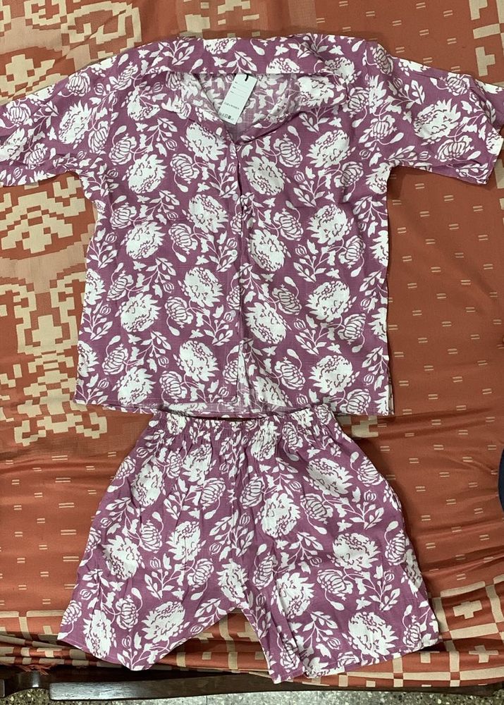 Floral Print Pajama Set