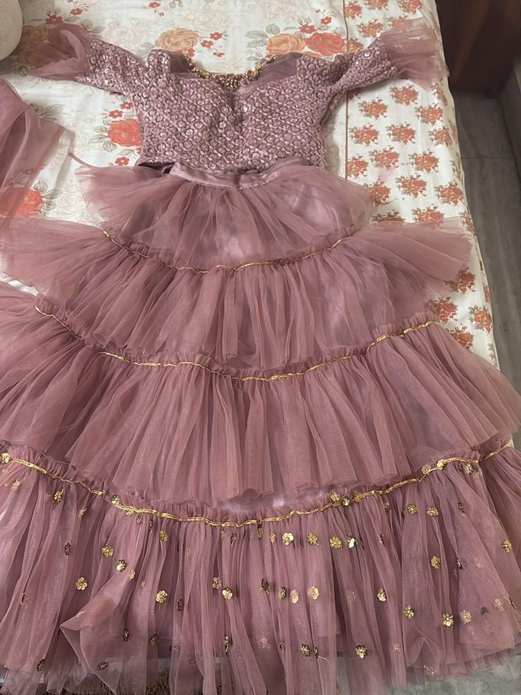 Layered Lehenga Choli Set