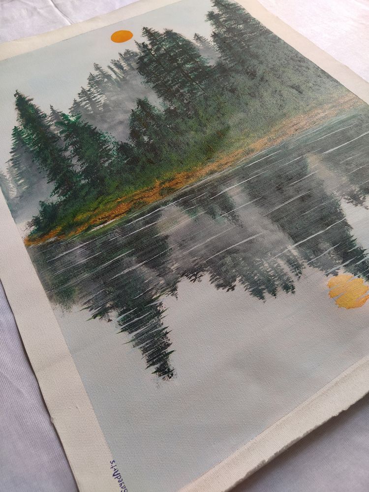 19.5*24.5 Inch Forest Canvas Painting🤩