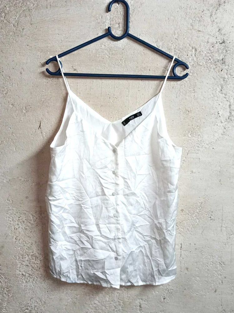Shining Summer Fashion Top White