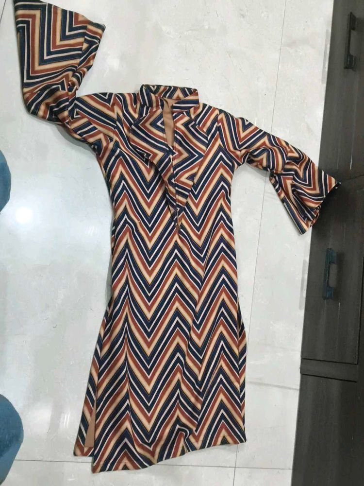 Chevron Print Dress