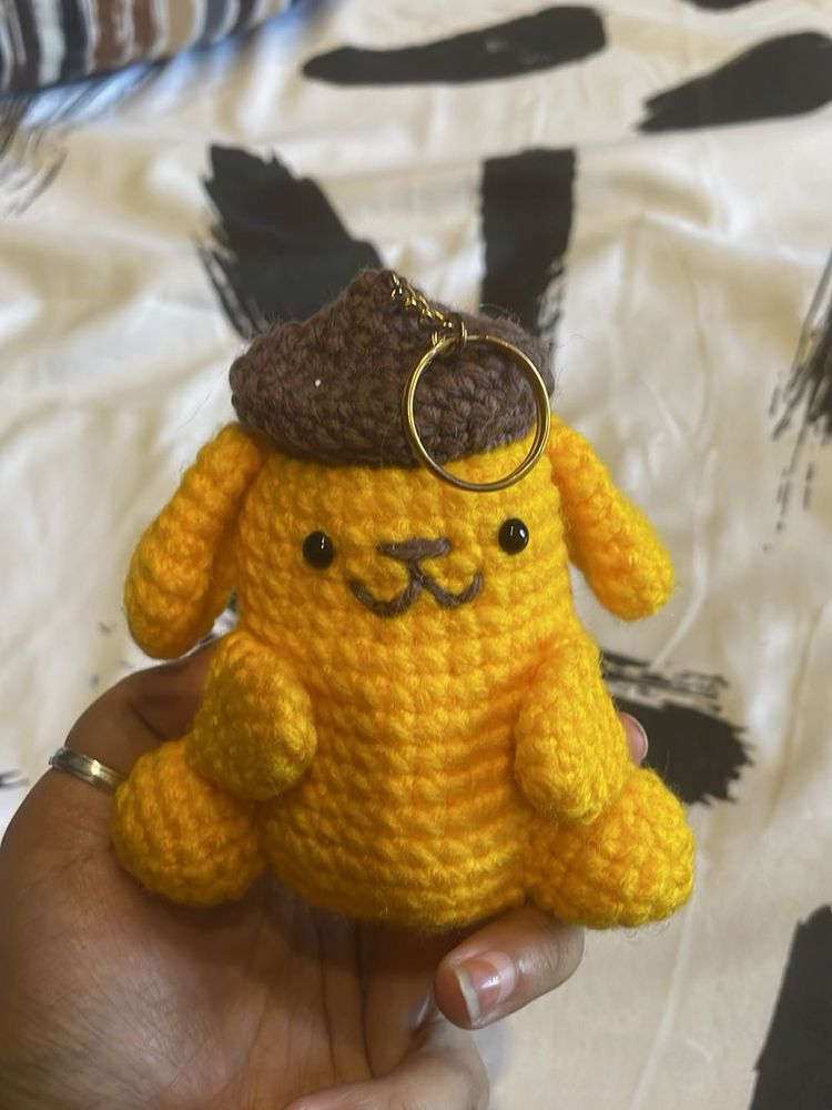 Pompompurin Crochet Plush