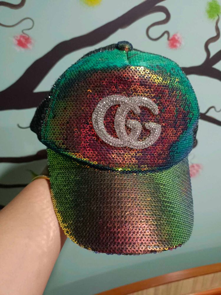 Sparkly Sequin Cap