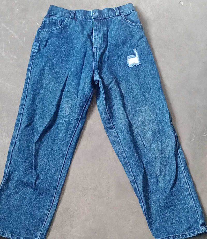 Distressed Denim Jeans
