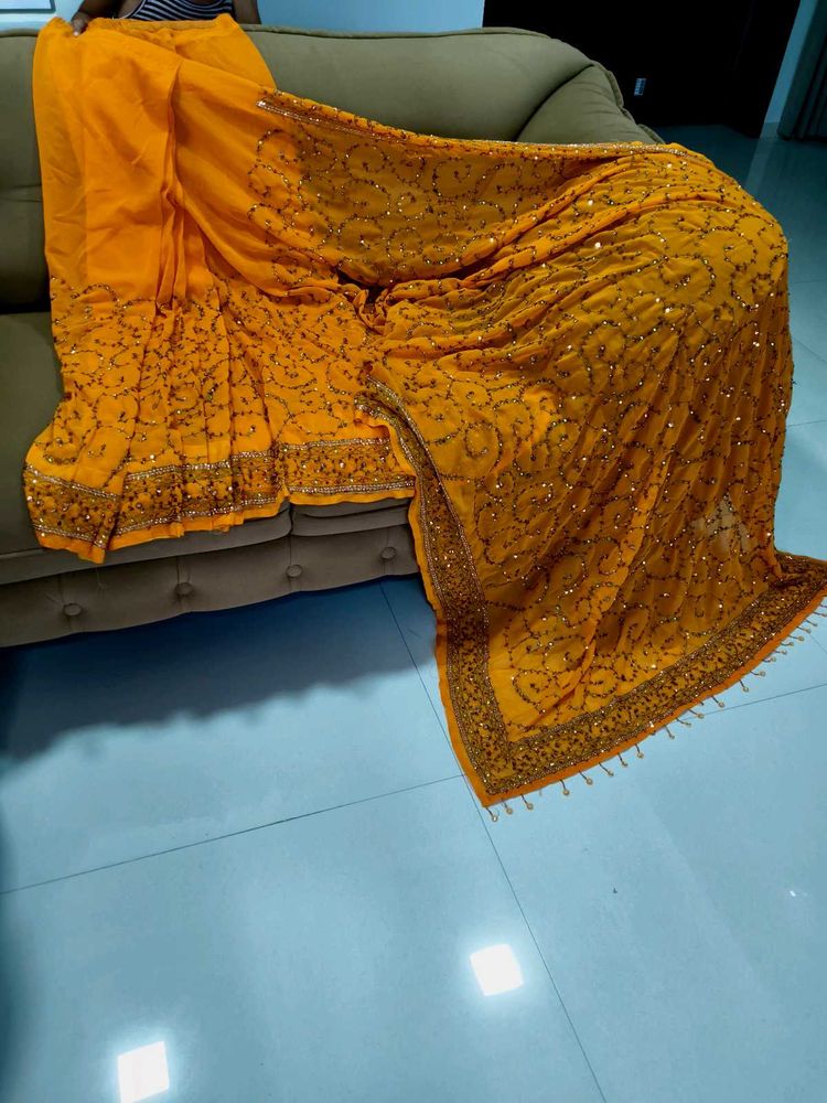 Elegant Ready to wear aari tari Saree