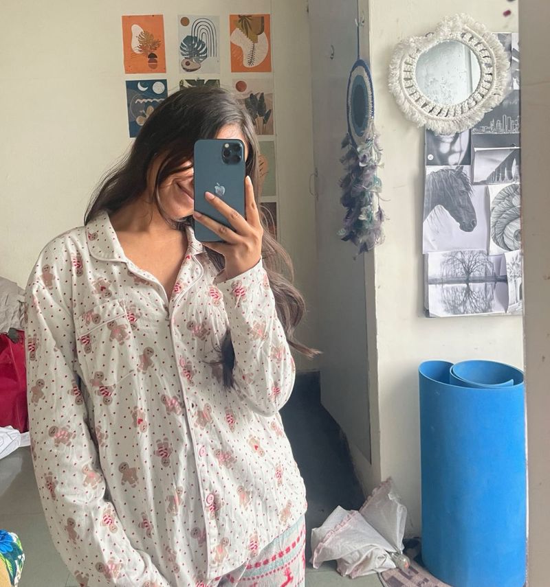 Cute Teddy Night Suit Top