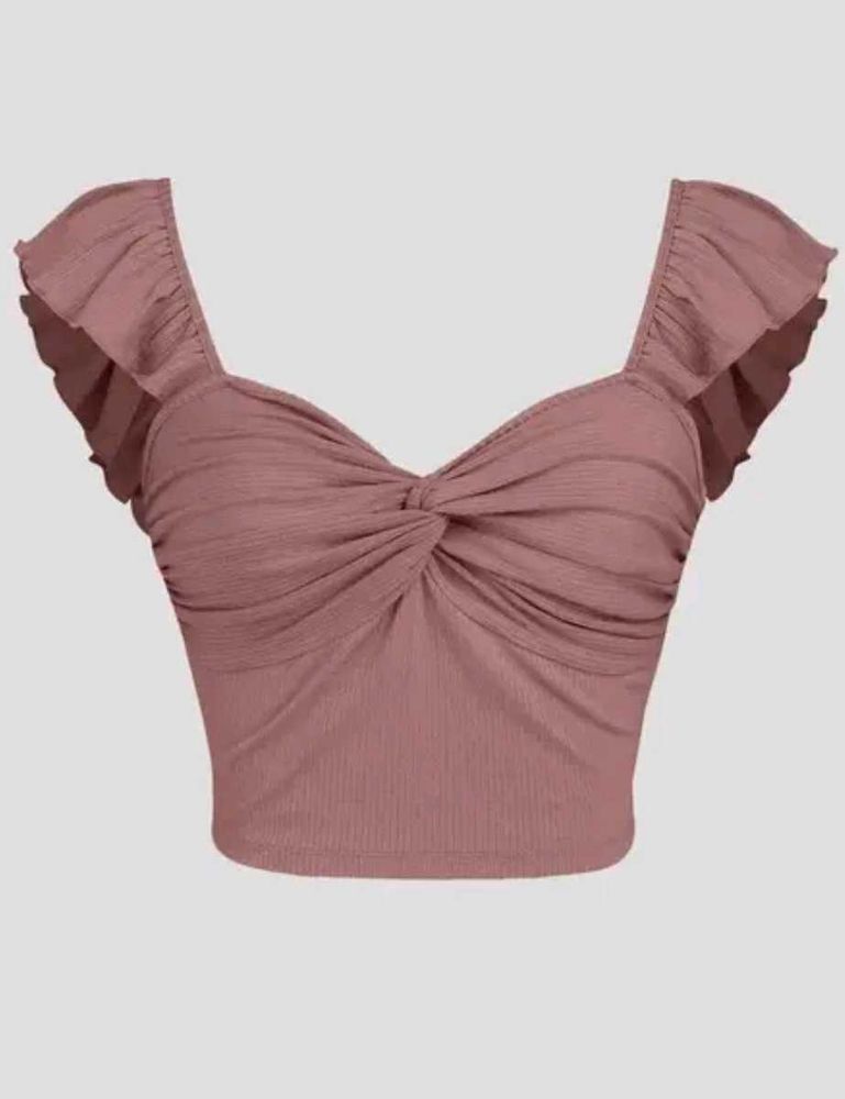 Ruffle Sleeve Top