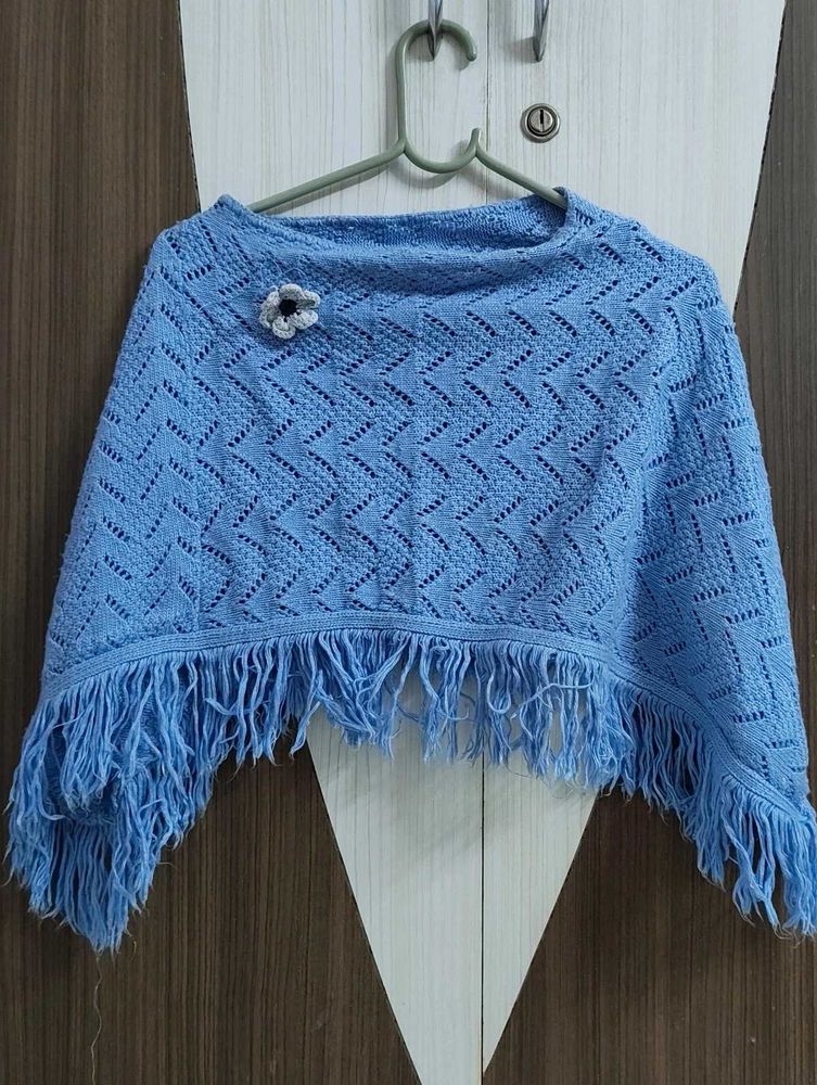 Blue Poncho