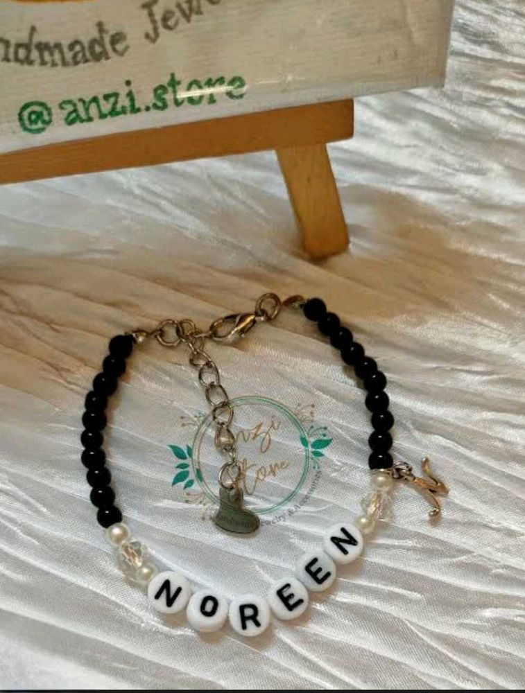 Custom NOREEN Beaded Bracelet customise name brace